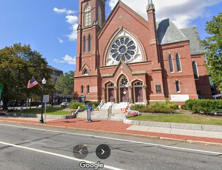 First Congregational Church of Natick at 2 E Central St.