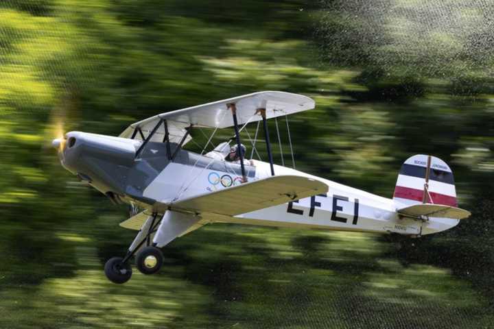 Vintage Plane Involved In Air Show Mid-Air Collision Crash Lands In Trees In Hudson Valley