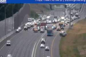 Traffic Backed Up For Miles On I-66 Due To Crash With Injury In Fairfax County