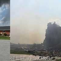 <p>The fire at the church fire in Carroll County</p>