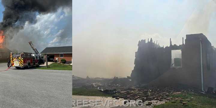 The fire at the church fire in Carroll County