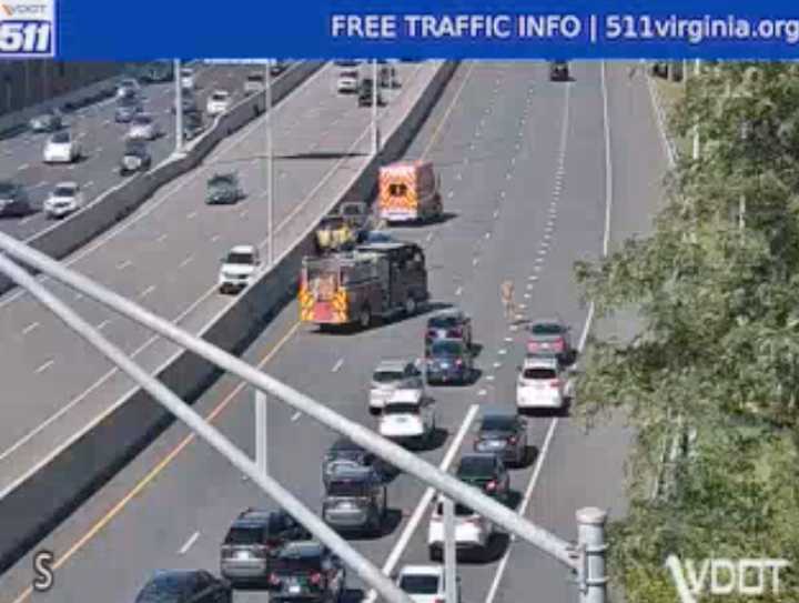 Traffic on I-395 in Fairfax County on Friday afternoon.