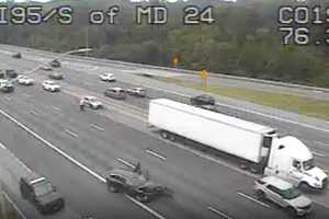 Traffic Tied Up On I-95 For Multi-Vehicle Crash In Harford County