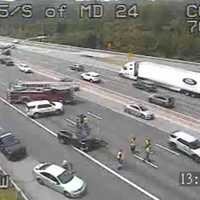 <p>Traffic on I-95 in Harford County</p>