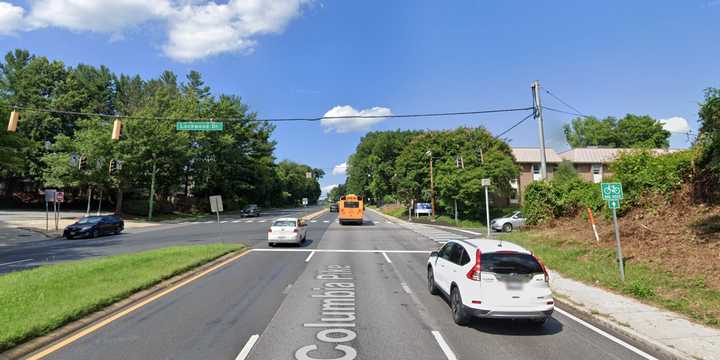 The crash was reported in the area of Lockwood Drive and Columbia Pike in White Oak