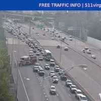 <p>The traffic on I-395 in Alexandria</p>