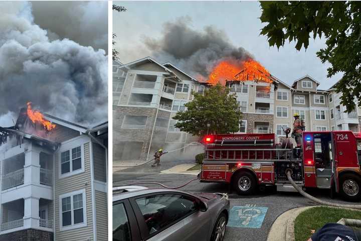 Dozens Displaced By Fast-Moving Two-Alarm Apartment Fire In Maryland