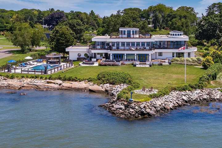 $35M New Haven County Waterfront Estate Includes Stonehenge Replica, Go-Kart Track