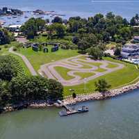 <p>The go-kart track is built next to the Stonehenge replica.&nbsp;</p>