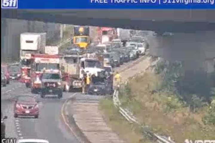 Multi-Vehicle Crash On I-95 Backs Up Traffic For Miles In Stafford County: Virginia DOT