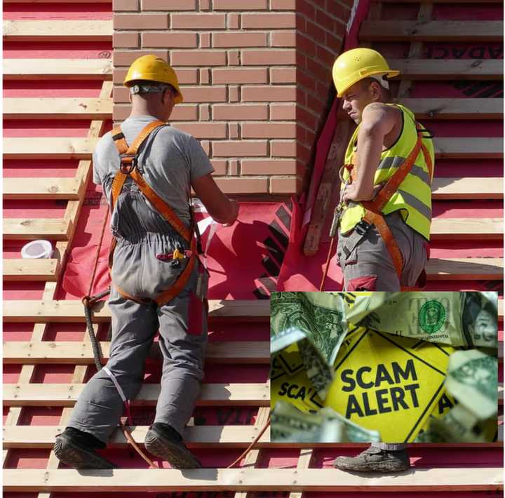 Scammers are going door to door in the Ramapo area telling homeowners their roofs are damaged and then ripping off the cash deposits.&nbsp;