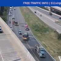 Dump Truck Fire Causes Delays On I-95 In Alexandria