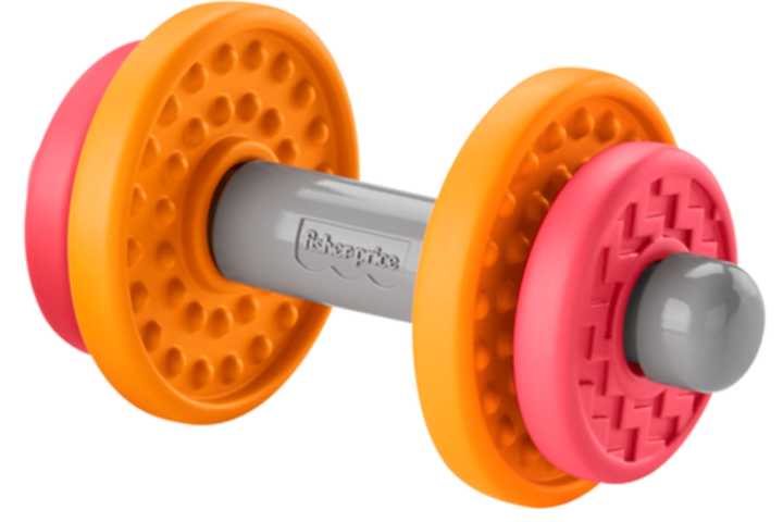 Fisher-Price Recalling 366K Baby Dumbbell Toys Due To Infant Choking Hazard