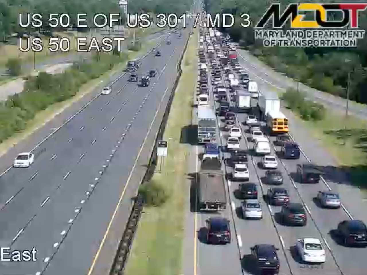 Emergency Roadwork Shuts Down Lanes On Route 50 In Anne Arundel County