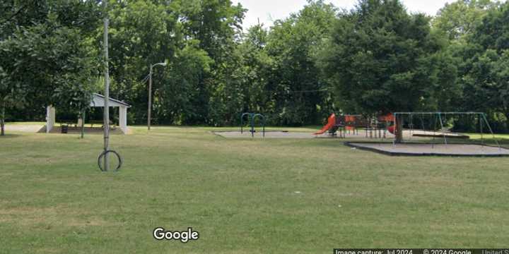 The park in the 800 block of West College Avenue where the man was found.