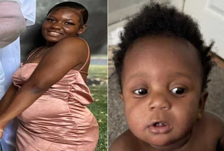 Nyauniah Bacon, 17, and her one-year-old son, Syven Bacon who have been missing for days, police say.