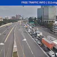 <p>I-495 northbound lanes are blocked by a crash in McLean.</p>