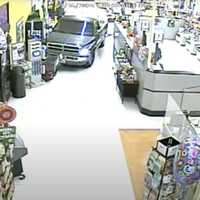 <p>The strange scene at Giant in Montgomery County.</p>