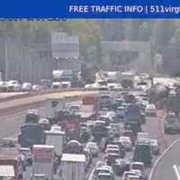 <p>Traffic on I-495 in Virginia</p>