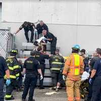 Worker Airlifted After 25-Foot Fall From Roof In Fairfield, Video Shows Rescue Response: Police