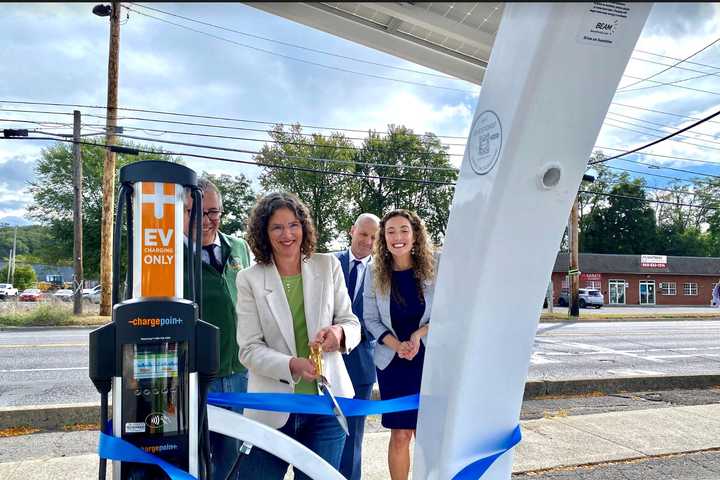 Ulster County Unveils New EV Portable Charging Station In Kingston