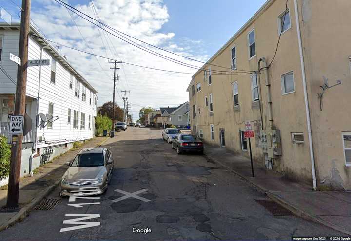 Corner of Alter Street and 17th Street in Hazleton, Pennsylvania.