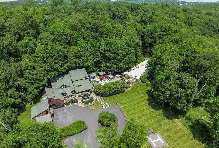 The estate and helipad.&nbsp;