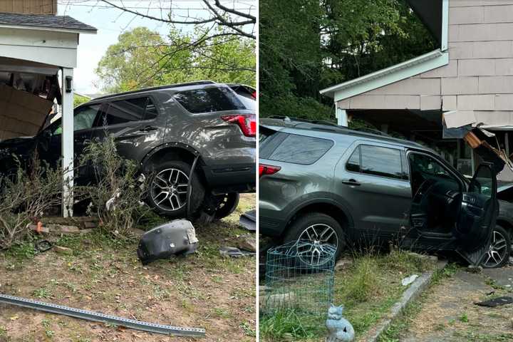 SUV Crashes Into Clarkstown Home