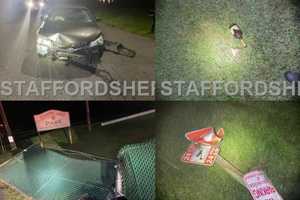 Driver Smashed Through Fence, Sign At Park Fleeing 'For The Fun Of It' In: Stafford Sheriff