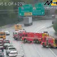 <p>The crash was reported on I-495 in the area of I-270 in Montgomery County.</p>