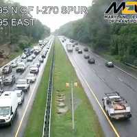 <p>The crash was reported on I-495 in the area of I-270 in Montgomery County.</p>