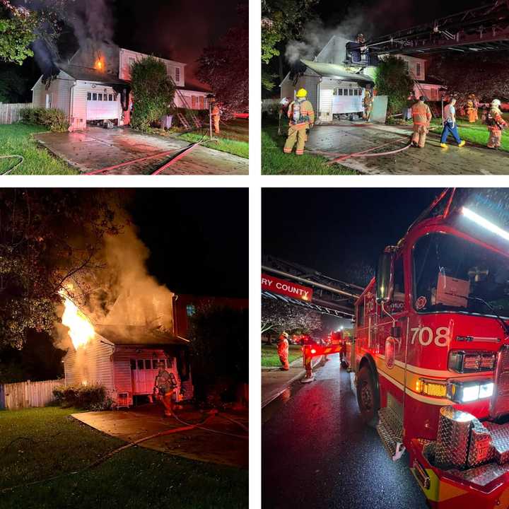 The Wednesday morning fire in Gaithersburg.