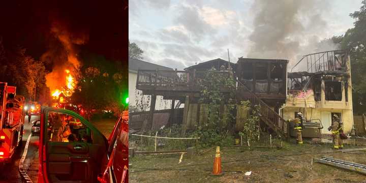 The house fire in Montclair.