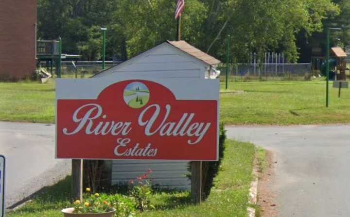 The entrance to River Valley Estates.&nbsp;