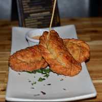 <p>The famous empanadas&nbsp;</p>