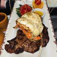 <p>Steak and lobster.&nbsp;</p>