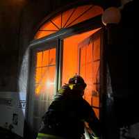 <p>Fire crews fighting a house fire in the 3000 block of Sugan Road on Wednesday, Oct. 16, 2024.&nbsp;</p>