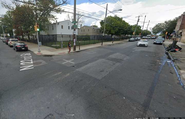 Intersection of North 22nd and Diamond streets in Philadelphia.