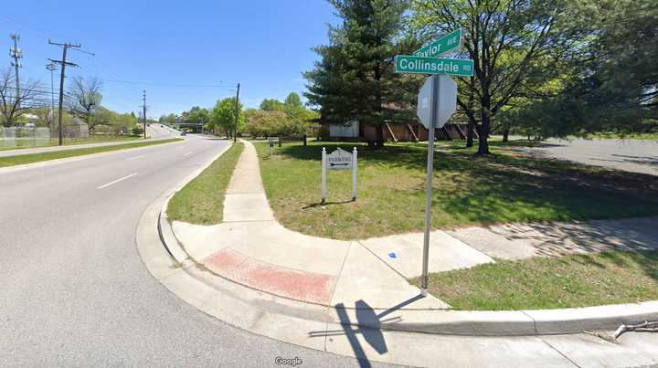 Taylor Avenue and Collinsdale Road in Parkville.