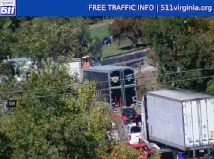 Traffic on I-81 on Thursday afternoon.