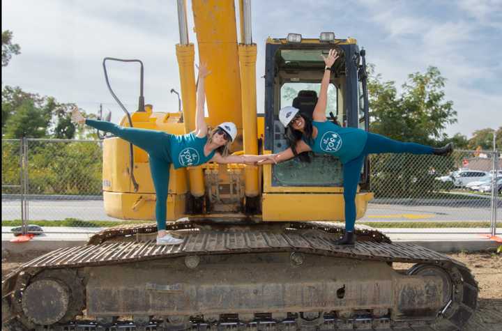 Amy Reed and Joyce San Pedro at The Yoga House’s future studio.&nbsp; &nbsp; &nbsp;