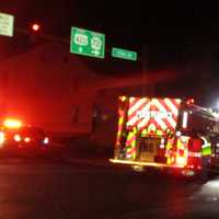 <p>The scene of the fatal motorcycle crash in Lebanon, PA.&nbsp;</p>