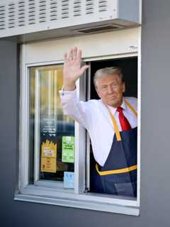 WATCH: Trump Runs McDonald's Fryer, Driver-Thru Window In Pennsylvania