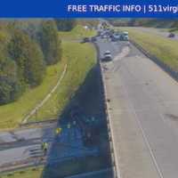 Stretch Of I-66 Shut Down Due To Tractor-Trailer Crash, Fire In Virginia (DEVELOPING)