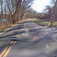 <p>The 800 block of River Road in Tinicum Township, Bucks County where the fatal crash happened.&nbsp;</p>