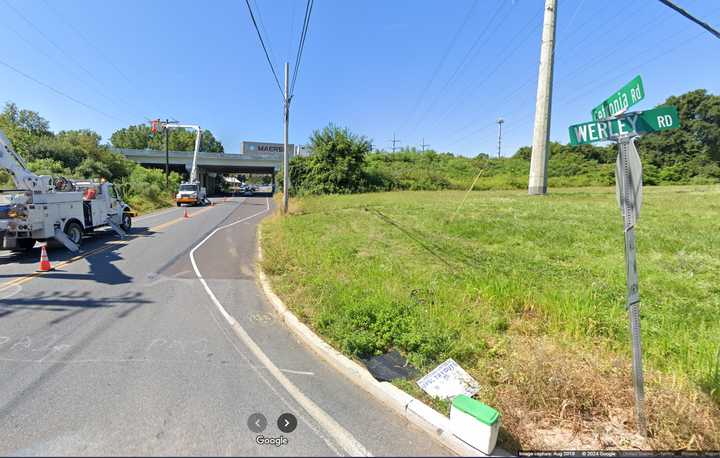 Intersection of Cetronia Road at Werley Road in Upper Macungie Township, Lehigh County.