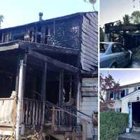 Family Displaced By Fast-Moving Garage Fire That Spread To Rockville Home