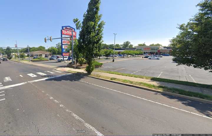 East Street Road near the ACME Markets at Bucks Crossing Shopping Center in Feasterville-Trevose.