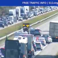 Traffic Temporarily Halted On I-95 Following Crash In Virginia