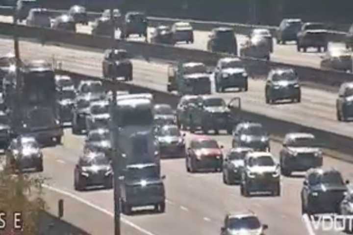 Traffic Tied Up By Multi-Vehicle Crash On I-95 In Virginia